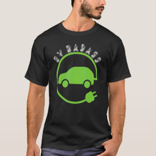 Elfordon för elbilsägare för män en t shirt