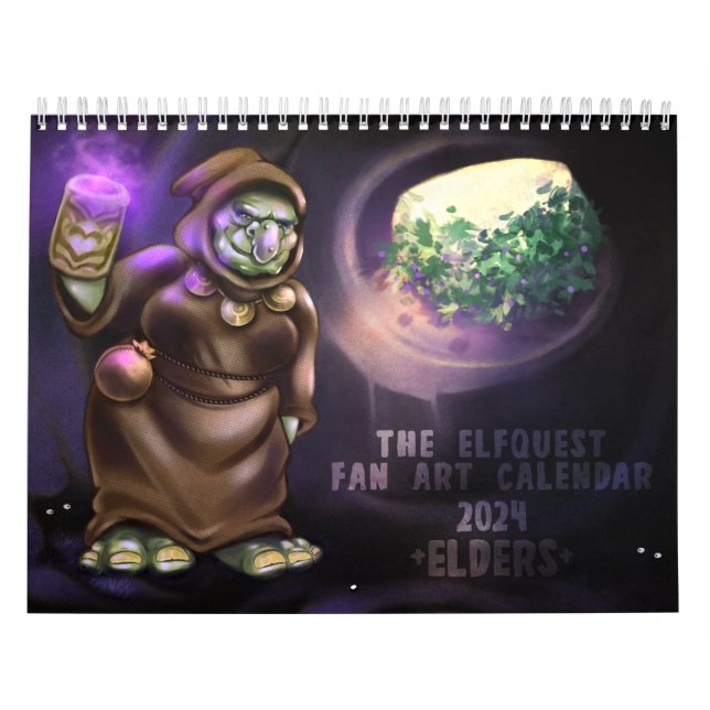Elfquest 2024 Fläkt Art Calendar Kalender (Omslag)