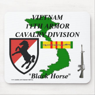 Elfte Armor Cav Vietnam Mousepad 1/w Musmatta