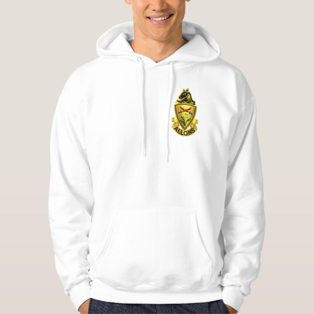 Elfte beväpnade kavalleriregim hoodie (Framsida)