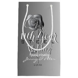 Elfte Bröllop-årsdagen av stålåret Ro