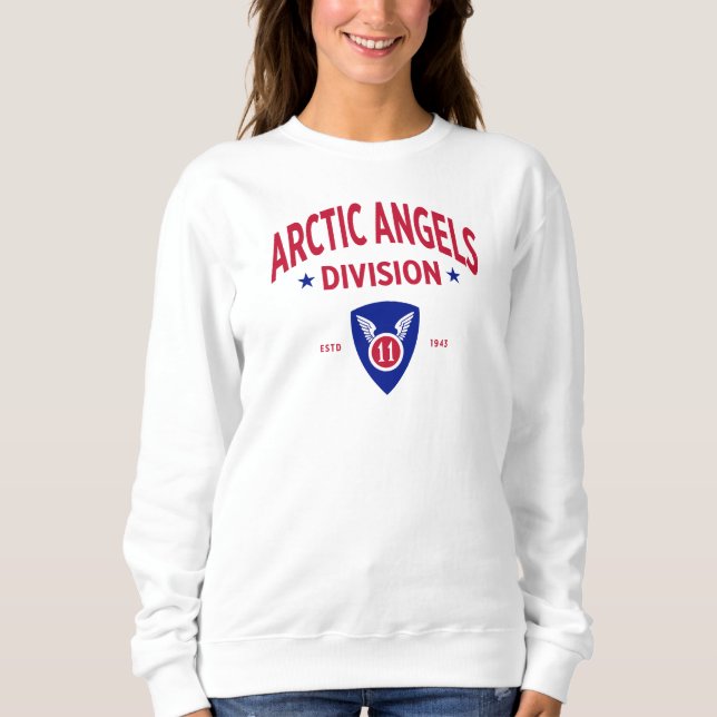 Elfte flygburna divisionen Arktis Änglar Kvinnor T Shirt (Framsida)