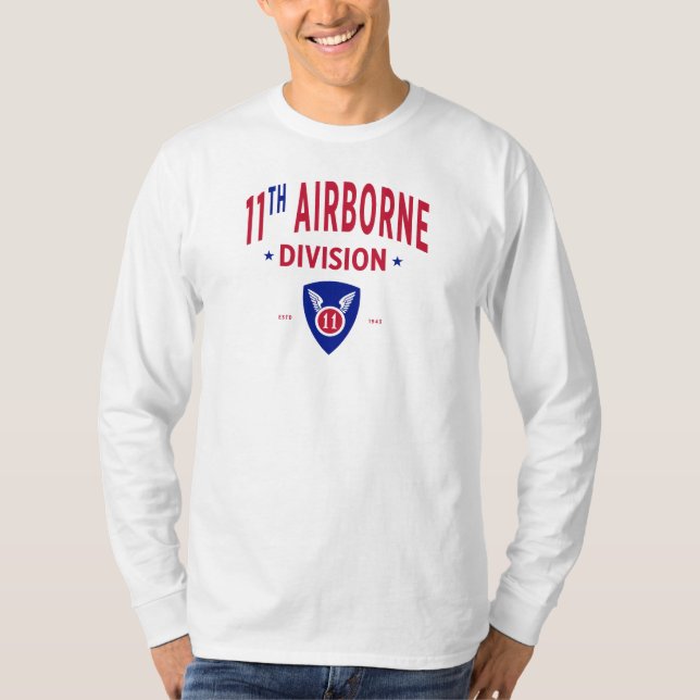 Elfte flygburna divisionen - Förenta Stater T Shirt (Framsida)