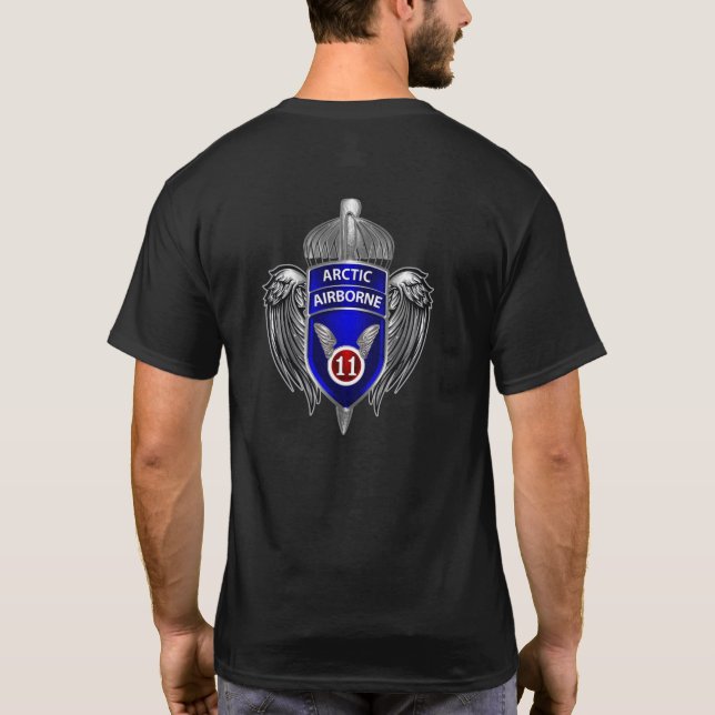 Elfte flygburna divisionen t shirt (Baksida)