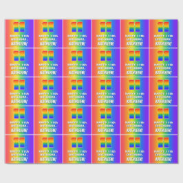 Elfte födelsedag: Färgfull, Roligt Rainbow Mönster Presentpapper