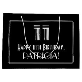 Elfte födelsedagen - Art Deco Inspired Titta "11" 