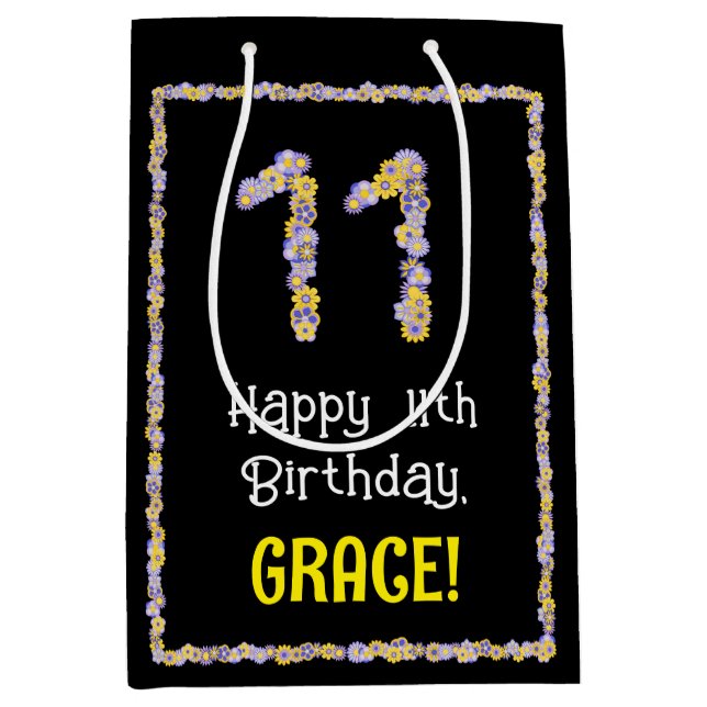 Elfte födelsedagen: Blommigt Flowers Number, eget  (Framsidan)