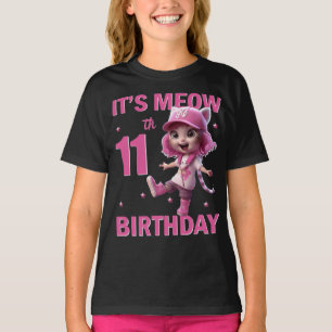 Elfte Födelsedagsfesten 11 år gammal Fantastisk-da T Shirt