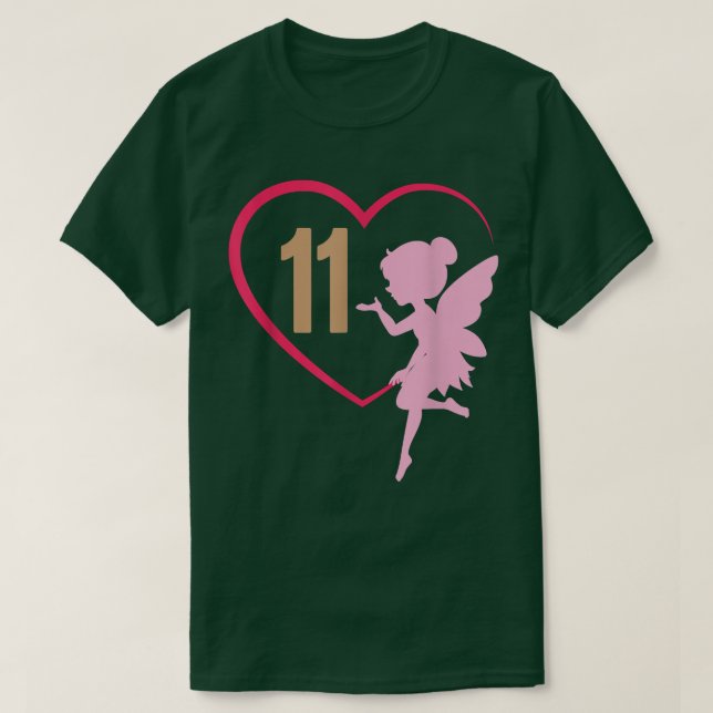 Elfte Födelsedagsfesten Fairy Tale Girl Princ T Shirt (Design framsida)