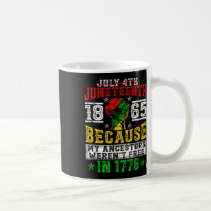 Elfte Freeish sedan 1865 Melanin Ancestor Bla Kaffemugg