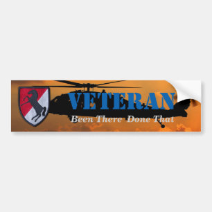 Elfte kavalleriet luft cav acr veteranveterinär bildekal
