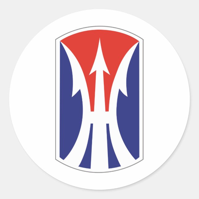 Elfte ljusinfanteribrigaden runt klistermärke (Framsida)