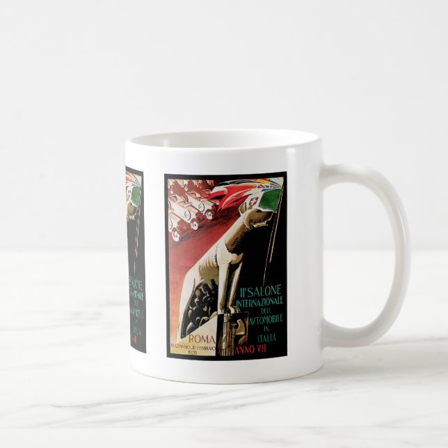 Elfte Salone Internazionale Automobile ~ Roma Kaffemugg (Höger)