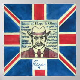 Elgar print poster