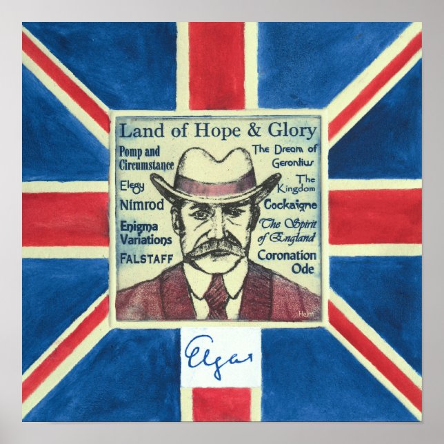 Elgar print poster (Framsidan)