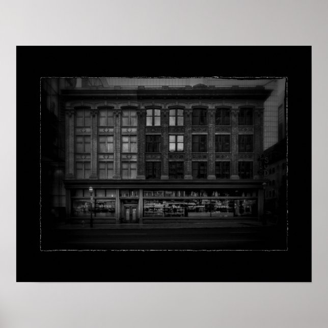 Elgin Building nr 1 med kant Poster (Framsidan)