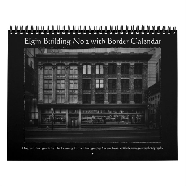 Elgin Building nr 2 med gräns Kalender (Omslag)