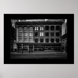 Elgin Building nr 3 med kant Poster