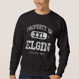 Elgin Egendom Xxl Sport College Athletic Funny Lång Ärmad Tröja