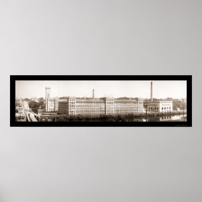 Elgin IL Watch Company Photo 1914 Poster (Framsidan)