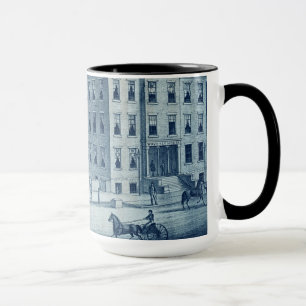 Elgin Illinois Waverly House Hotel 1871 Railroad Mugg