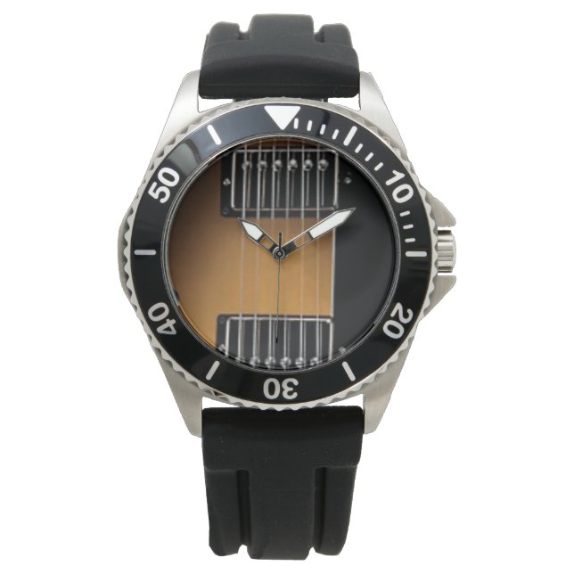 elgitarr armbandsur (Framsida)