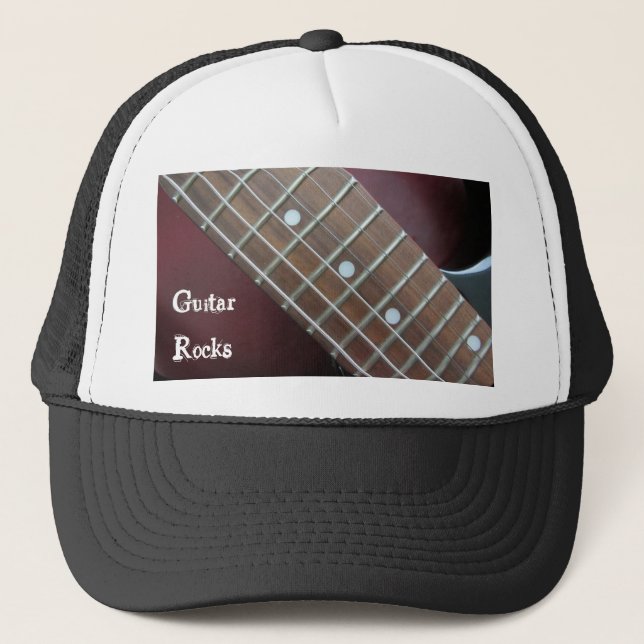 Elgitarr - Gitarr Rocks Truckerkeps (Framsida)
