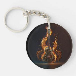 Elgitarr i brand                           
