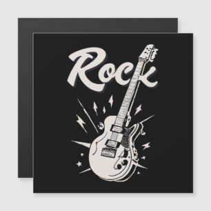 Elgitarr med rocktext