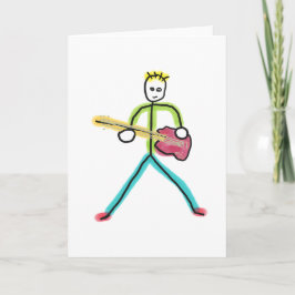 Elgitarr Stickman Kort