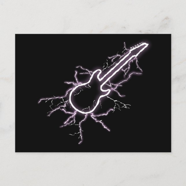 Elgitarr Vykort (Framsida)