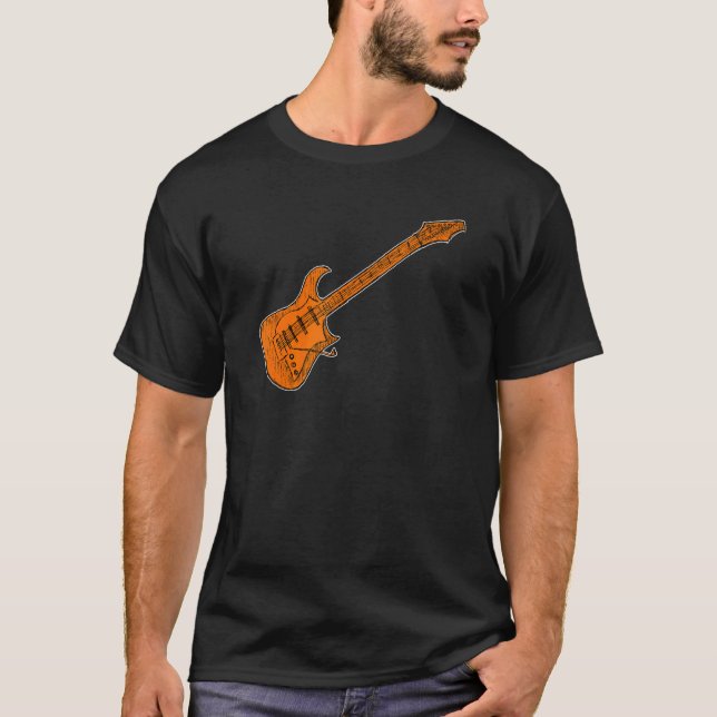 ELGUTTER ORANGE RETRO T SHIRT (Framsida)
