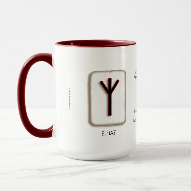 Elhaz RuneStone 15 oz. Mugg (Vänster)