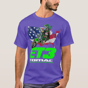 ELI ET3 TOMAC USA FLAGGA 450SX MOTOCROSS ET1 T SHIRT