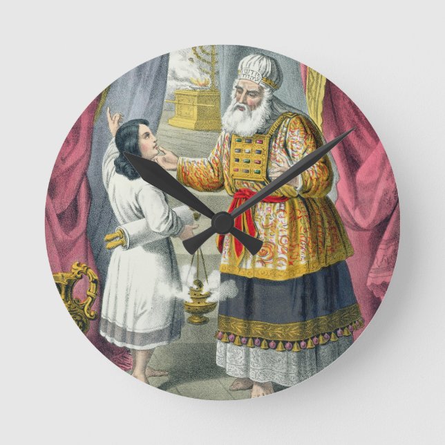 Eli-frågor Samuel beträffande visionen, från Rund Klocka (Framsida)