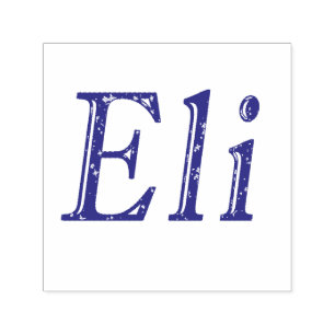 Eli Namn Logotyp Självfärgande Stämpel