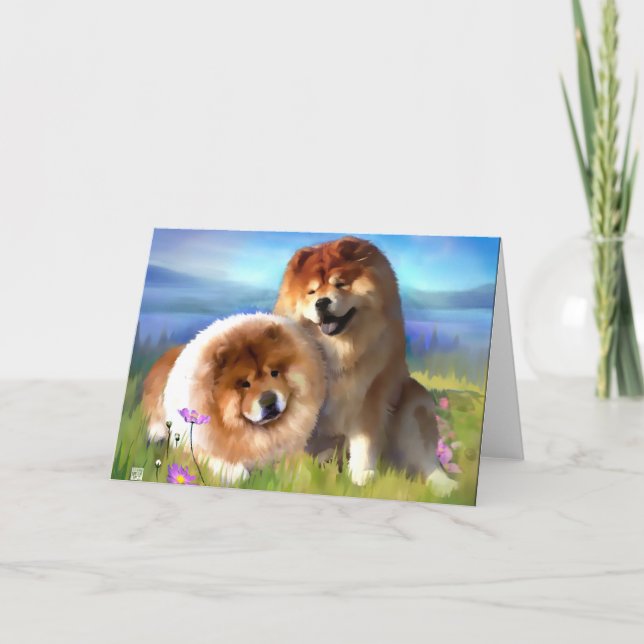 ELI- OCH MAIYA-heARTdogchow Kort (Framsida)