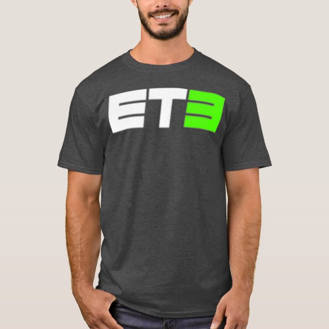 Eli Tomac 3 ET3 motocross och supercross fläkt T Shirt (Framsida)