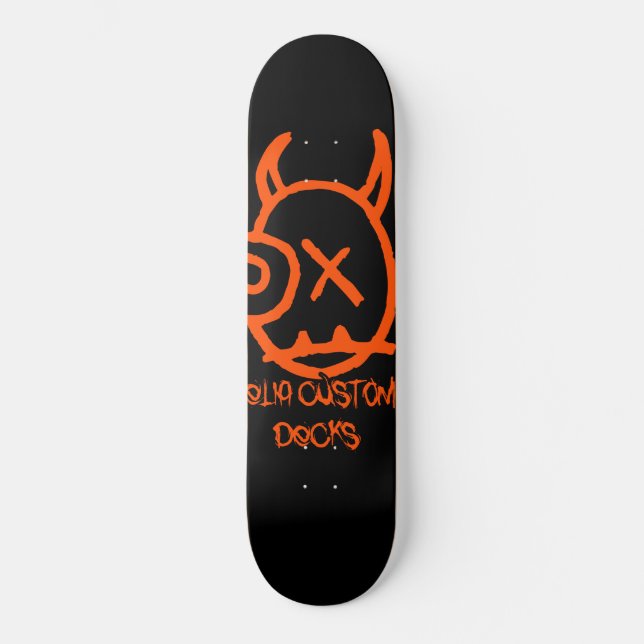 Elia halloween-däck mini skateboard bräda 18,5 cm (Framsida)