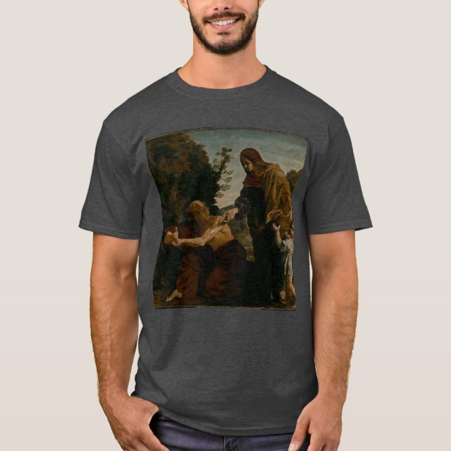 Elia tar emot bröd från Sarefas änka T Shirt (Framsida)