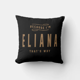 Eliana Namn Personlig Birthday Namn Eliana Kudde