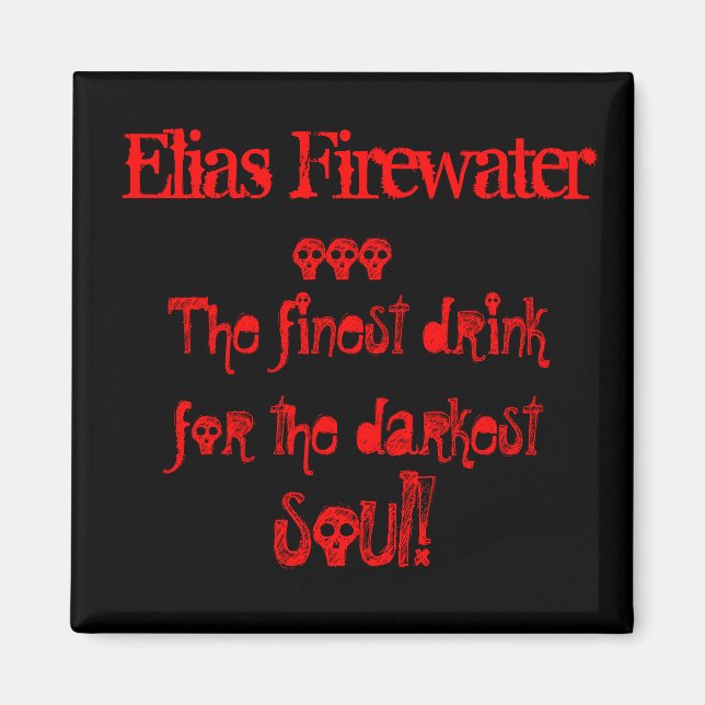 Elias Firewater Magnet (Framsidan)