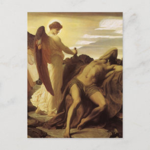 Elias i vildmarken av Lord Frederic Leighton Vykort