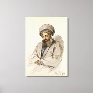 Elias - Jacobite präst från Mesopotamia Canvastryck