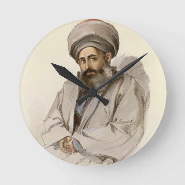 Elias - Jacobite präst från Mesopotamia Rund Klocka (Framsida)