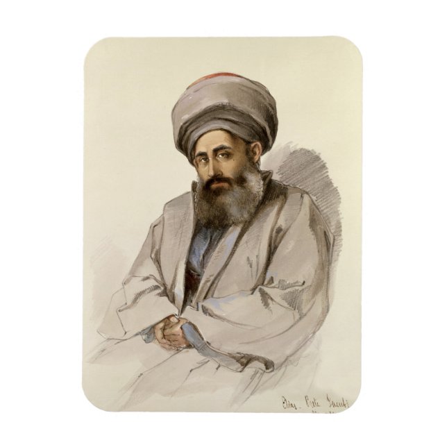 Elias - Jacobite Priest från Mesopotamia Magnet (Vertikal)