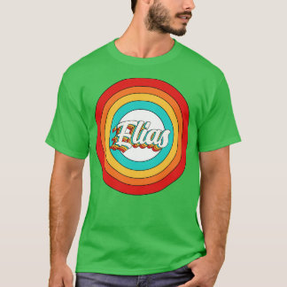 Elias Namn Shirt Vintage Elias Circle T