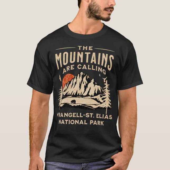 Elias nationalpark bergen är Cal T Shirt (Framsida)