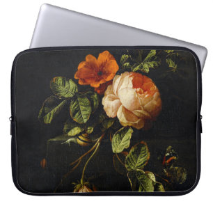 Elias van den Broeck, Stilleben med rosor Laptop Fodral