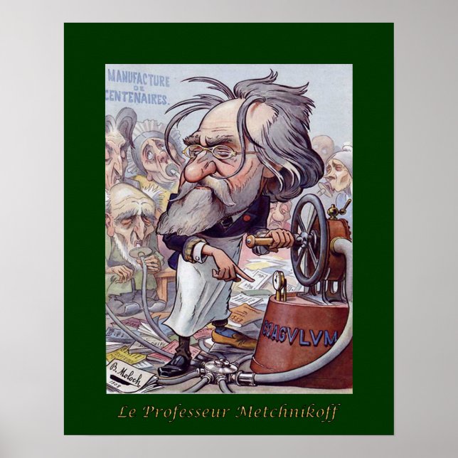 Elie Metchnikoff ~ Immunolog ~ B Moloch Poster (Framsidan)